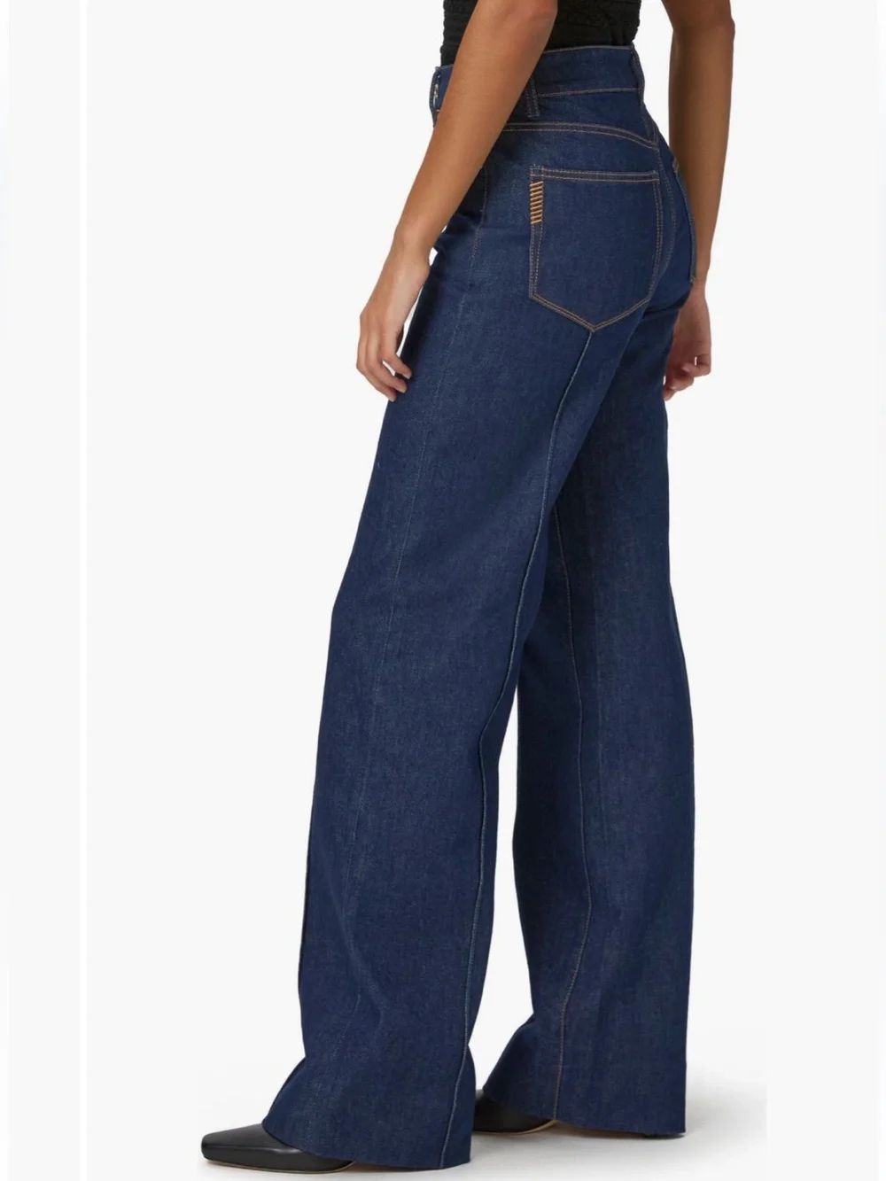 NIP PAIGE Sasha high waist wide leg jeans 27 - Picture 2 of 13
